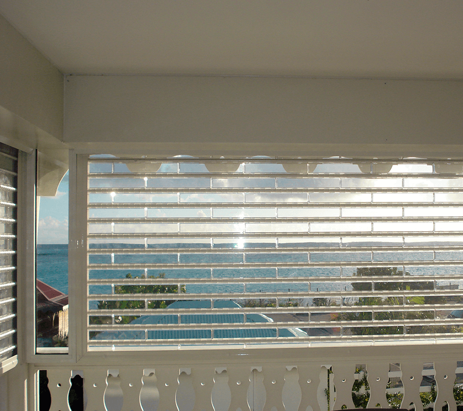 Balkon Windschutz