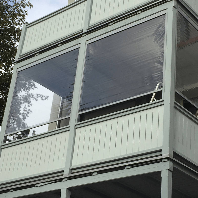Wetterschutz-Rollo Balkon